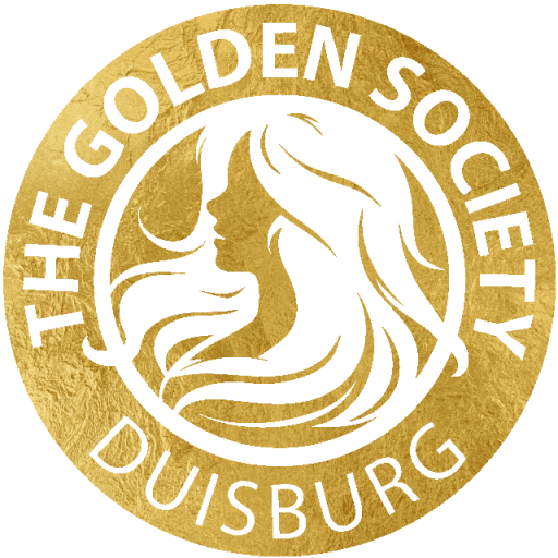 Golden Society Duisburg Logo in Gold – quadratische Version